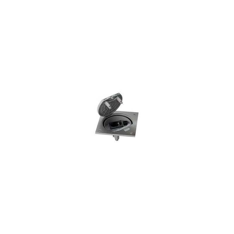 PORTAMECAN. CIERRE MAN. C/SCHUKO Y RJ45 CAT.6