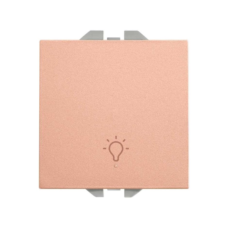 PULSADOR CON GRABADO LUZ 10A  20000151-091