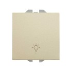 PULSADOR CON GRABADO LUZ 10A  20000151-094