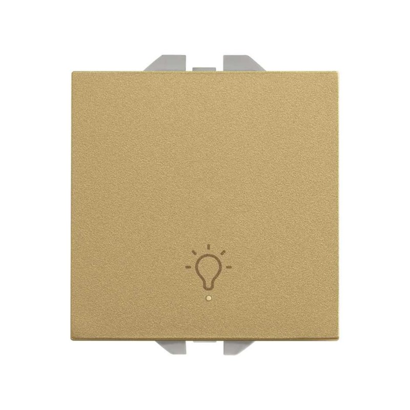 PULSADOR CON GRABADO LUZ 10A  20000151-095
