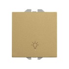 PULSADOR CON GRABADO LUZ 10A  20000151-095