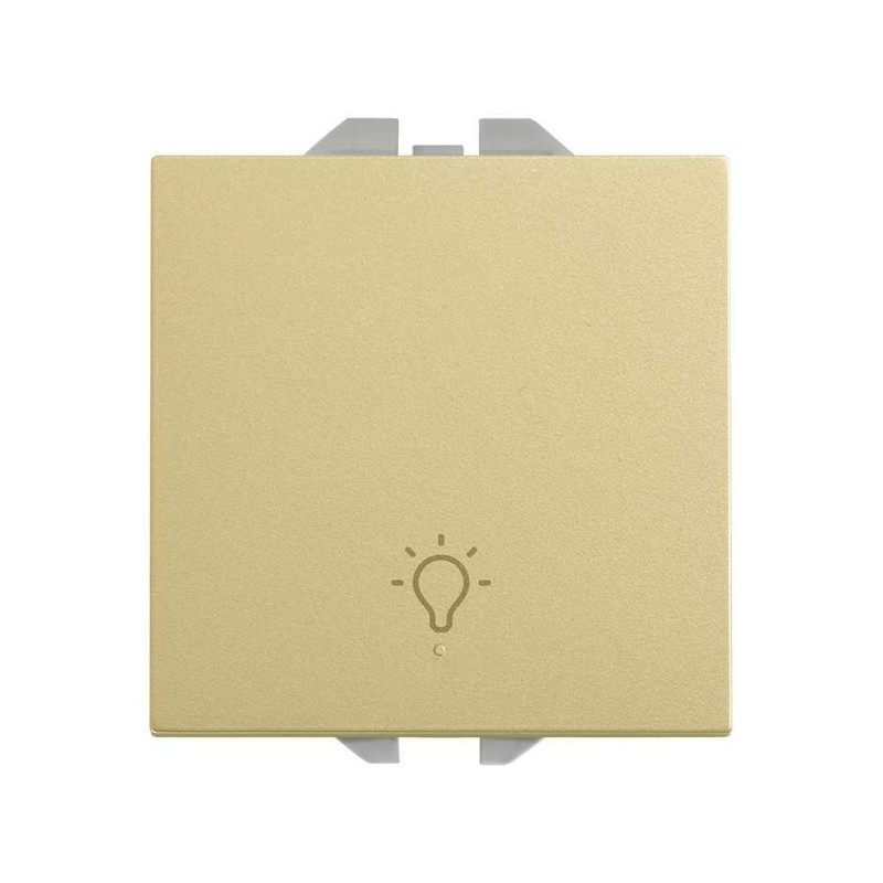 PULSADOR CON GRABADO LUZ 10A  20000151-097