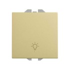 PULSADOR CON GRABADO LUZ 10A  20000151-097