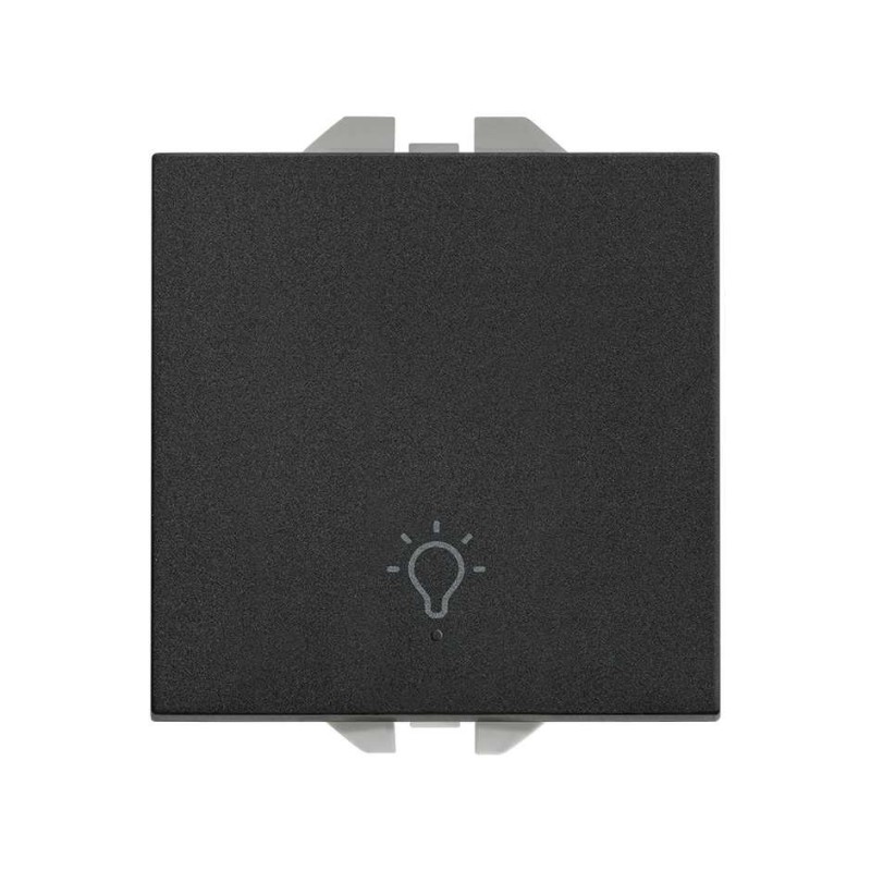 PULSADOR CON GRABADO LUZ 10A  20000151-098