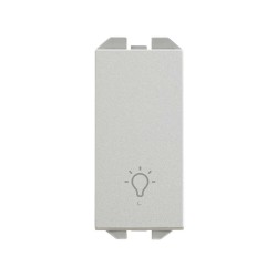 PULSADOR CON C/GRAB LUZ 10A M. ESTR. 20001151-093