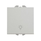 PULSADOR CON GRABADO LUZ 10A  20000151-093