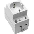 SCHUKO CARRIL DIN 2P+T 16A 250V 99B SOLERA