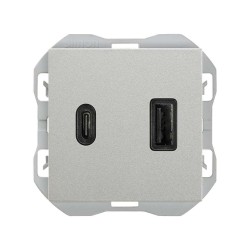 CARGADOR USB DOBLE A+C 3,1A QUICKCH 20000296-093