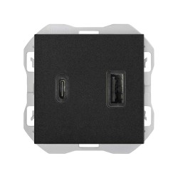CARGADOR USB DOBLE A+C 3,1A QUICKCH. 20000296-098