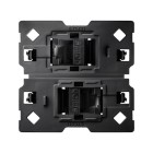 ADAPTADOR CON 2 CONECTORES RJ45 C6 10002544-039