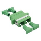 ADAPTADOR FO SM SC/APC-SC/APC  DUPLEX VERDE