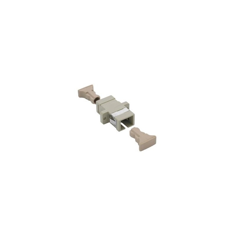 ADAPTADOR FO MM SC-SC SIMPLE   BEIGE