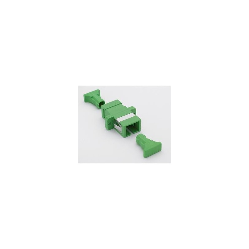 ADAPTADOR FO SM SC/APC-SC/APC SIMPLEX VERDE