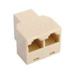 ADAPTADOR H-2H RJ45-RJ45  BLANCO     ERSYS