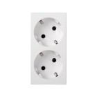 BASE DOBLE SCHUKO TORNI.SIN LED. 50000472-030