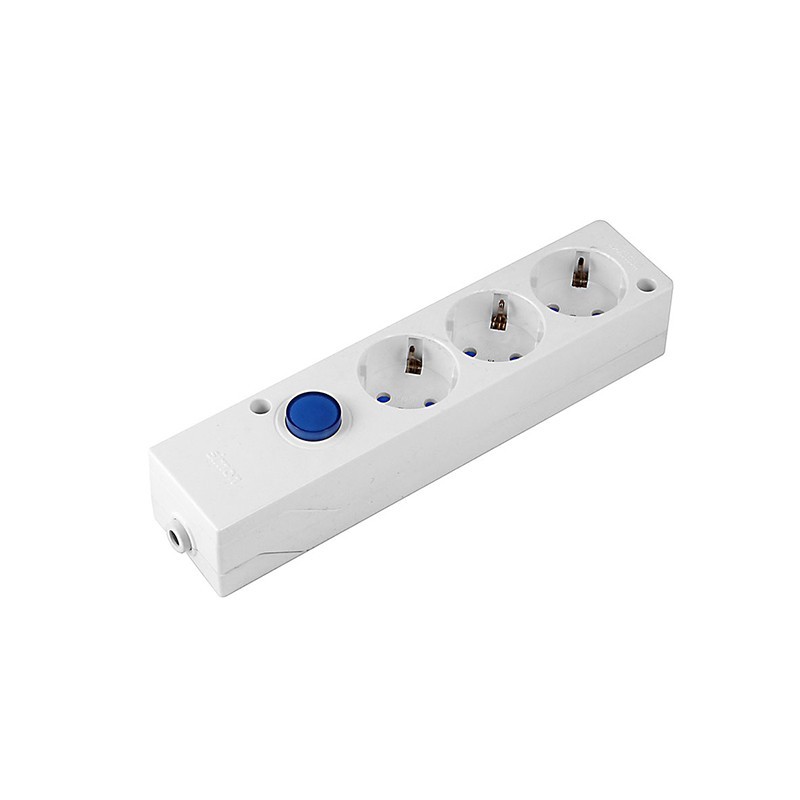 PDU BASE MULTIPLE 3T C/INT Y S/CABLE BL BM1402
