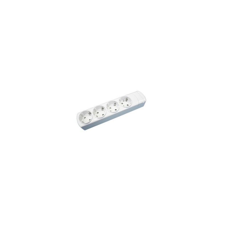 PDU BASE MULTIPLE 4T S/INT Y S/CABLE BLANCA 36121