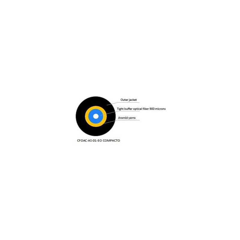 CABLE F.O. 09 01 125 FTTH G657 HF1 1000M(B) FURUK