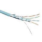 CABLE F/FTP C6A 4X2 HF1 AZUL B500M 100-196EXC