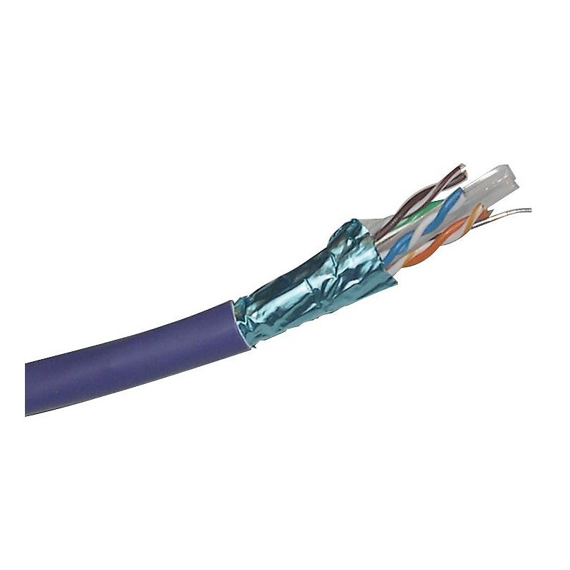 CABLE FTP C6  4X2 HF1 VIO 305 M Dca 100-076 EXC