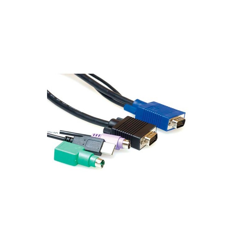 CABLE KIT PARA KVM  PS2/USB/VGA 3M AK7981
