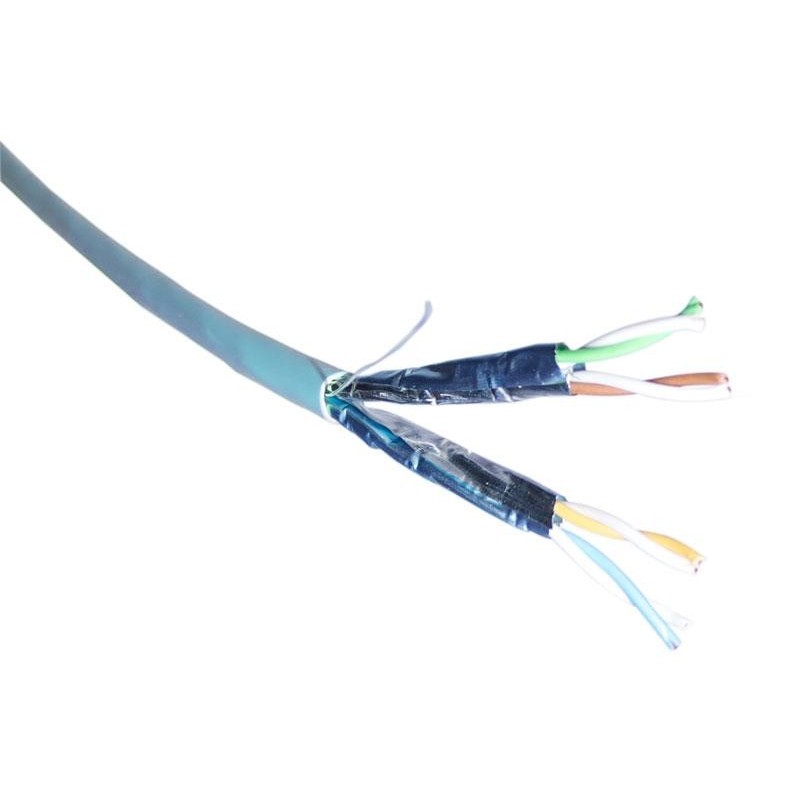 CABLE U/FTP C6A 4X2 Dca HF1 AZUL 305M  100-191 EXC