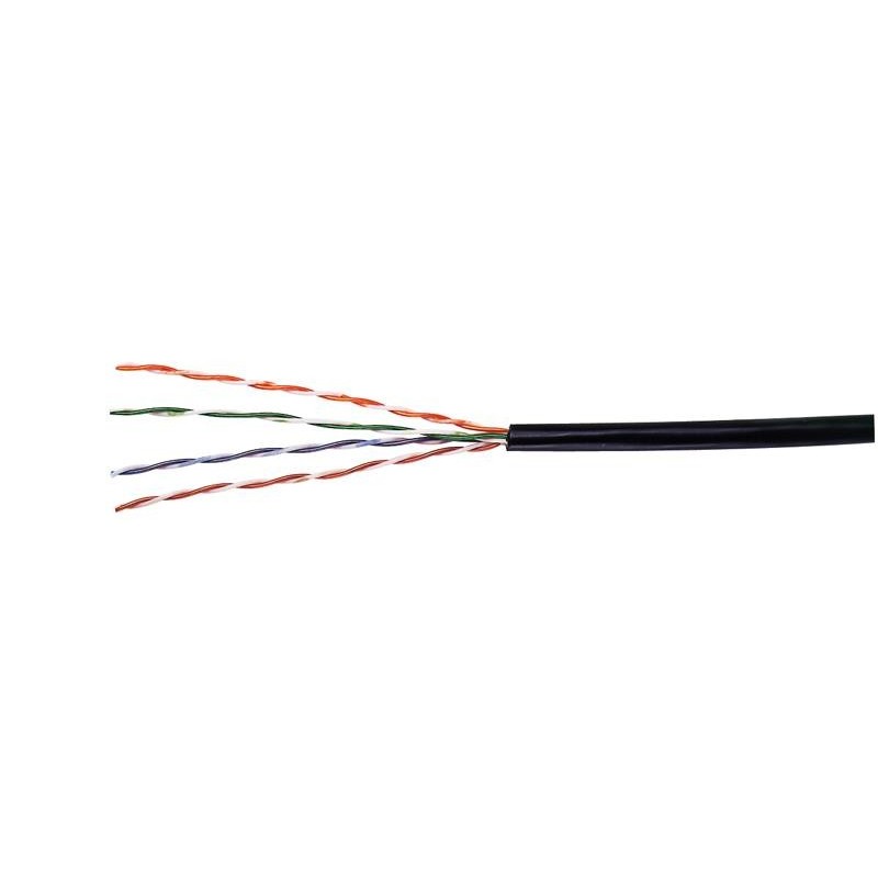 CABLE UTP C6+ 4X2 P/EXTERIOR 305M NE 100-100