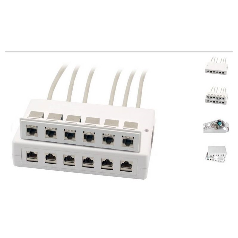 CAJA DISTRIBUCION SUP P/6 CONECT. KEYSTONE 25174.1