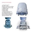 CAJA FO CTO EXT. P/CASSETTE 16SC 4E IP65 CH2