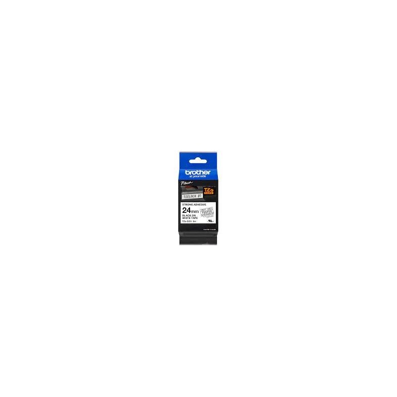 CINTA LAMINADA ADHESIVA 24MM NEG S/BL TZeS251 BRT