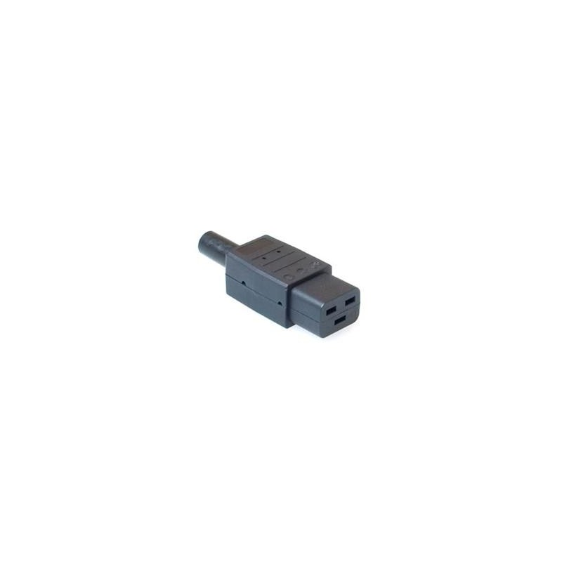 CONECTOR ALIM. TRIPOLAR (C19)  H 16A  AEREA SFO60