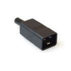 CONECTOR ALIM. TRIPOLAR M (C20) 16A AEREO SF062