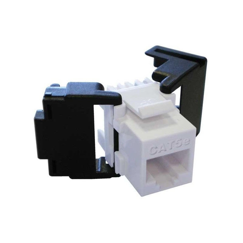 CONECTOR C5E TOOLLNES JACK180DEG-WH 100-203