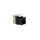 CONECTOR HEMBRA UTP C6A TOOL-FREE NEGRO 100-182-BK