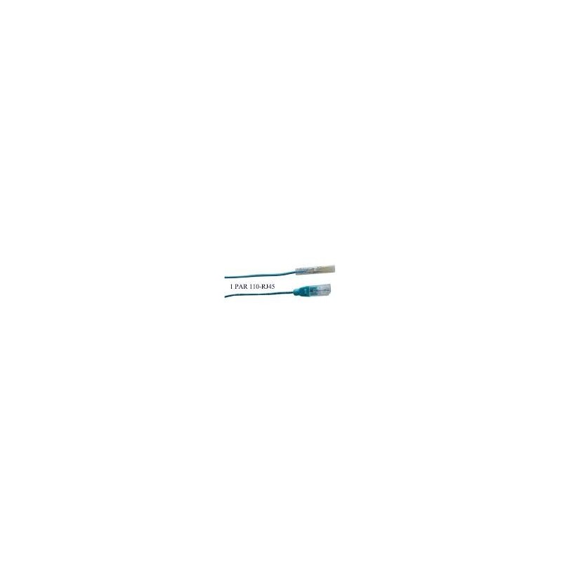CORDON 110C5+ 110/RJ45 2PARES 4M ATT