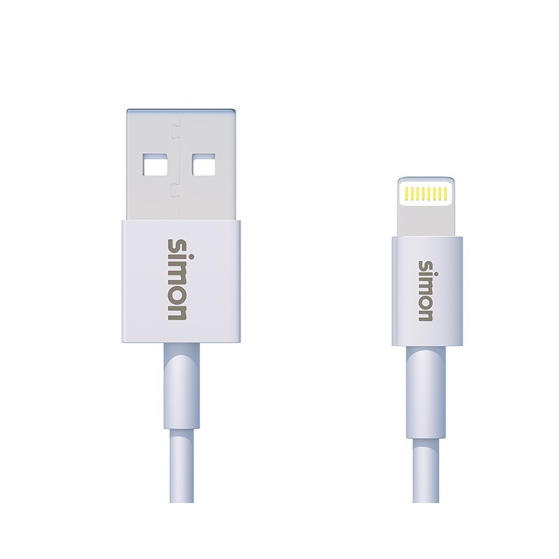 CORDON APPLE LIGHTNING-USB B BL 1M MU100101