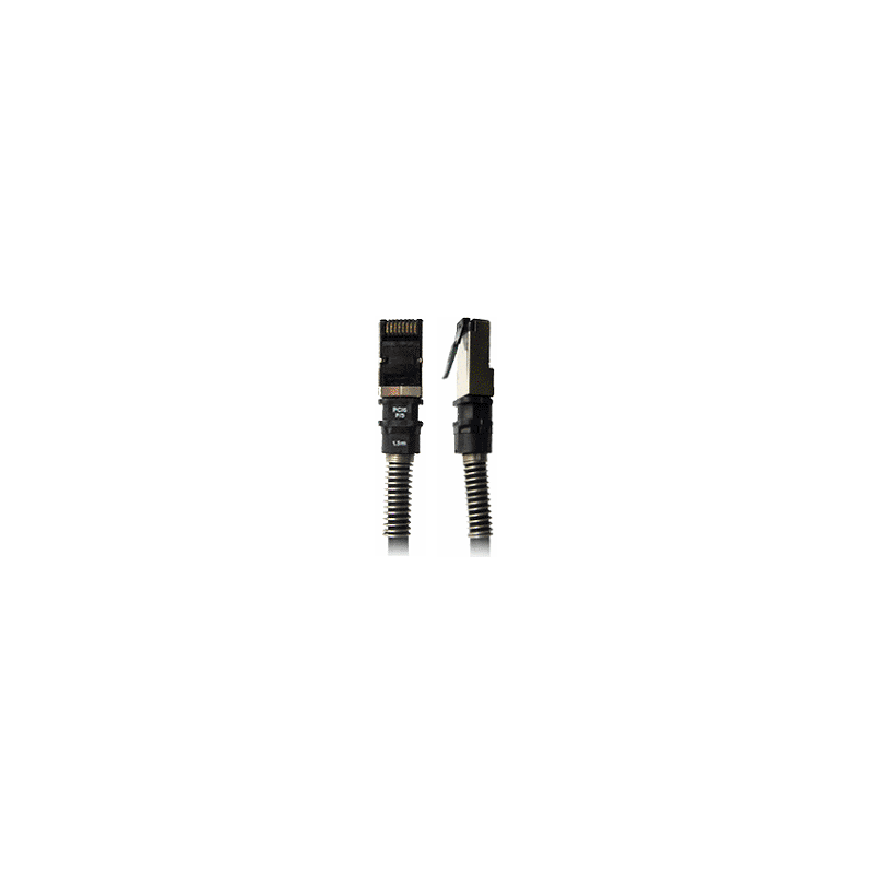 CORDON FTP C5E 0,6M NEGRO PATCH-SEE
