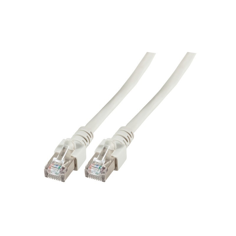 CORDON FTP C5E 0.5M GRIS  ECS