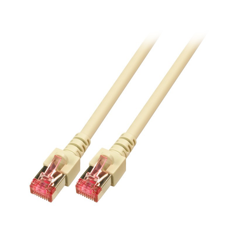 CORDON S/FTP C6+ 0,5M GRIS HF1  ECOLAN K5510.0,5