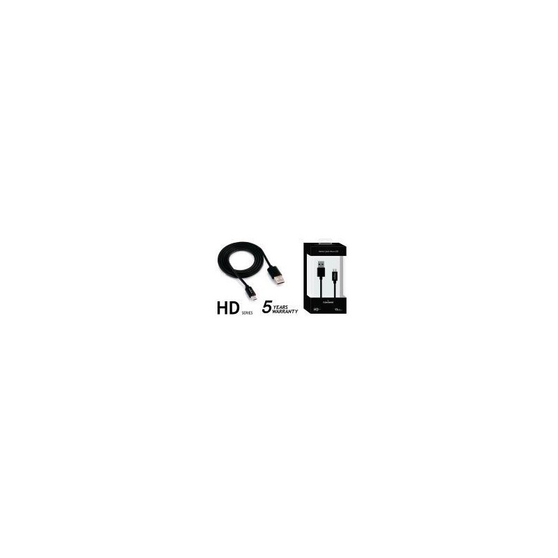 CORDON HD MICRO USB 1 MT NE FCM17199