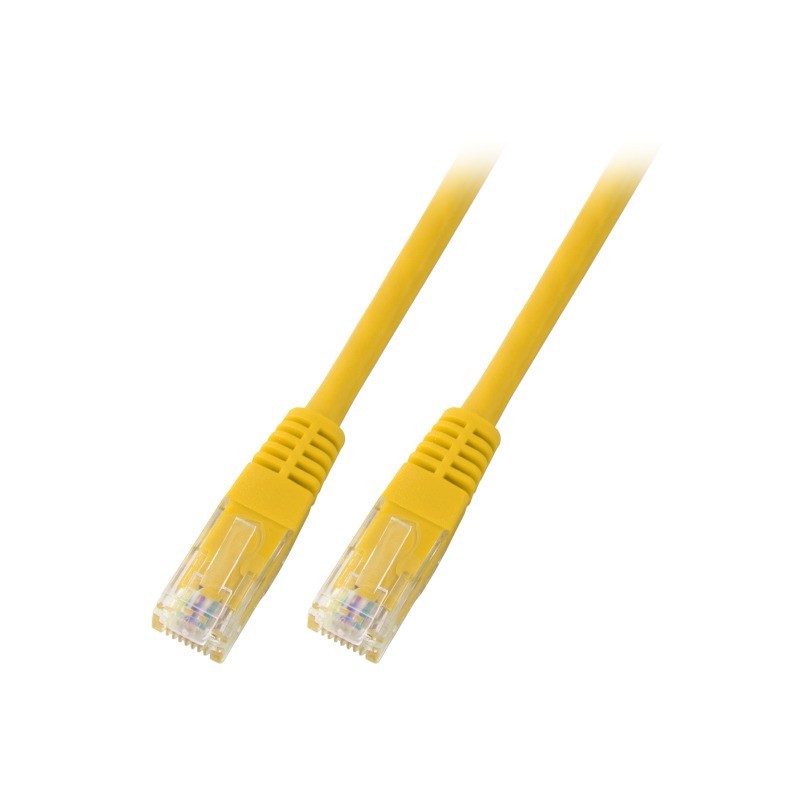 CORDON UTP C6+ 001M AMARILLO LSZH ECOLAN