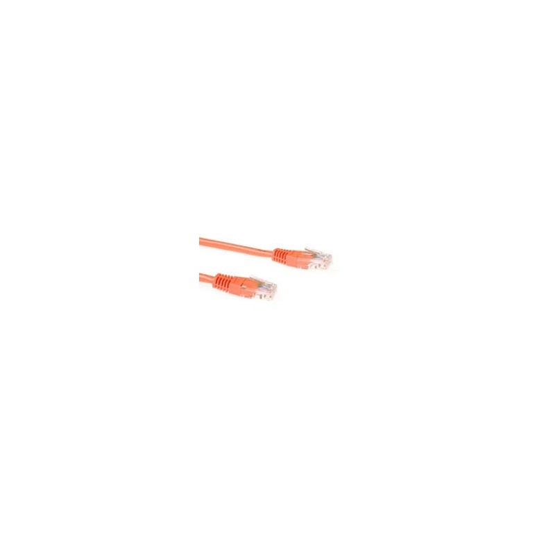 CORDON UTP C6+ 001M NARANJA  ECS