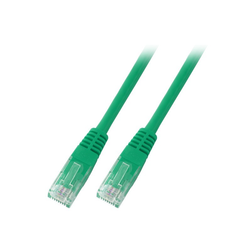 CORDON UTP C6+ 001M VERDE  LSZH ECOLAN
