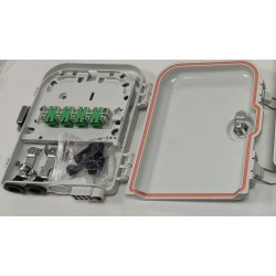 CAJA FIBRA OPTICA DIST. EXT. C/8SC  IP65