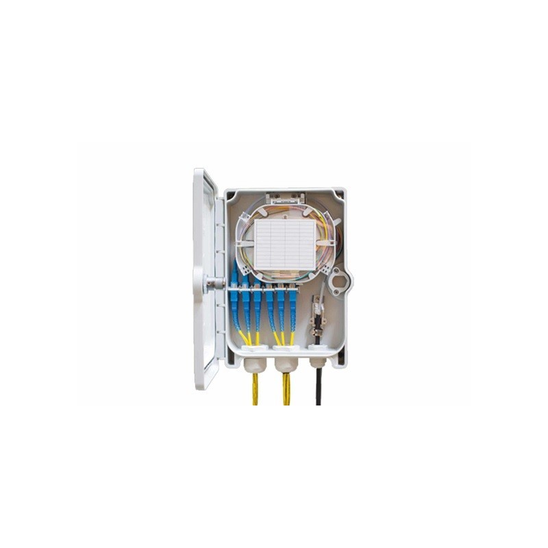 CAJA FIBRA OPTICA CTO EXT. 6SCD 1E  IP65 W24 EFS