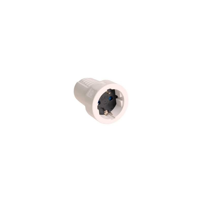 BASE TT LAT.10/16A 250V PVC GOMA B 6707B SOLERA