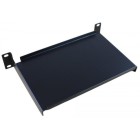 BANDEJA 10" 1U FIJACIÓN FRONTAL NEGRO MRCK-BAN