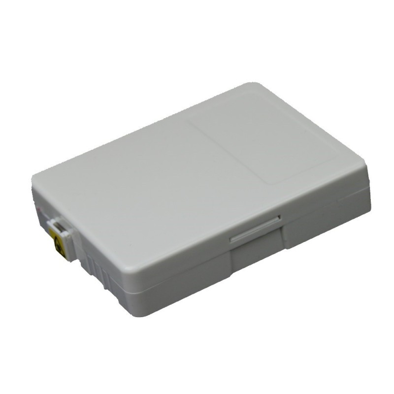 ROSETA PARED 80X80 CON 1SC/APC+1PIGTAILSC/APC FTTH