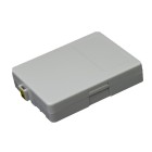 ROSETA PARED 80X80 CON 1SC/APC+1PIGTAILSC/APC FTTH