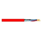 CABLE APANTALLADO TRENZ. 3X1,5 N/R LH C/ROJA R-100